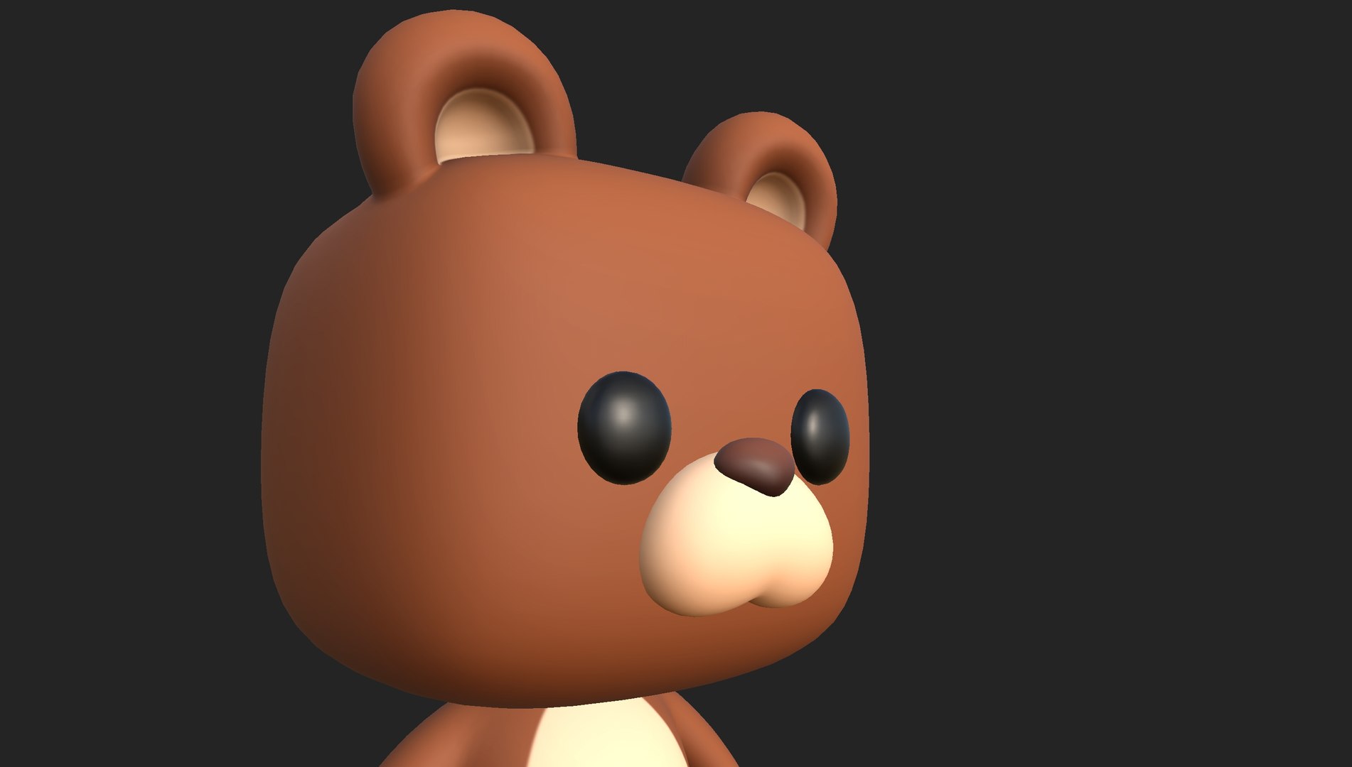 Cartoon Bear 3D model - TurboSquid 2002054