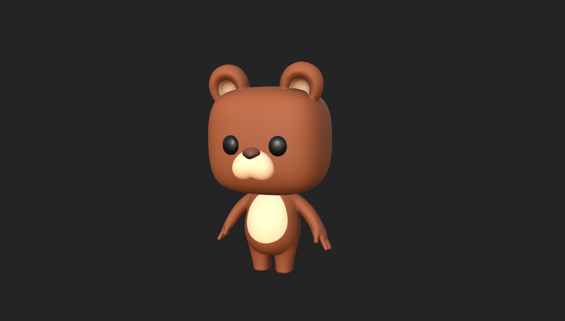 Cartoon Bear 3D Model - TurboSquid 2002054