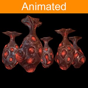 cocoon animations 3d model