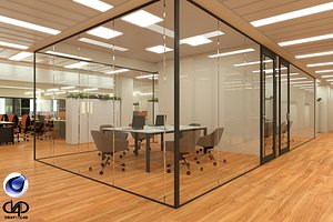 Office C4D Vray 5 3D model