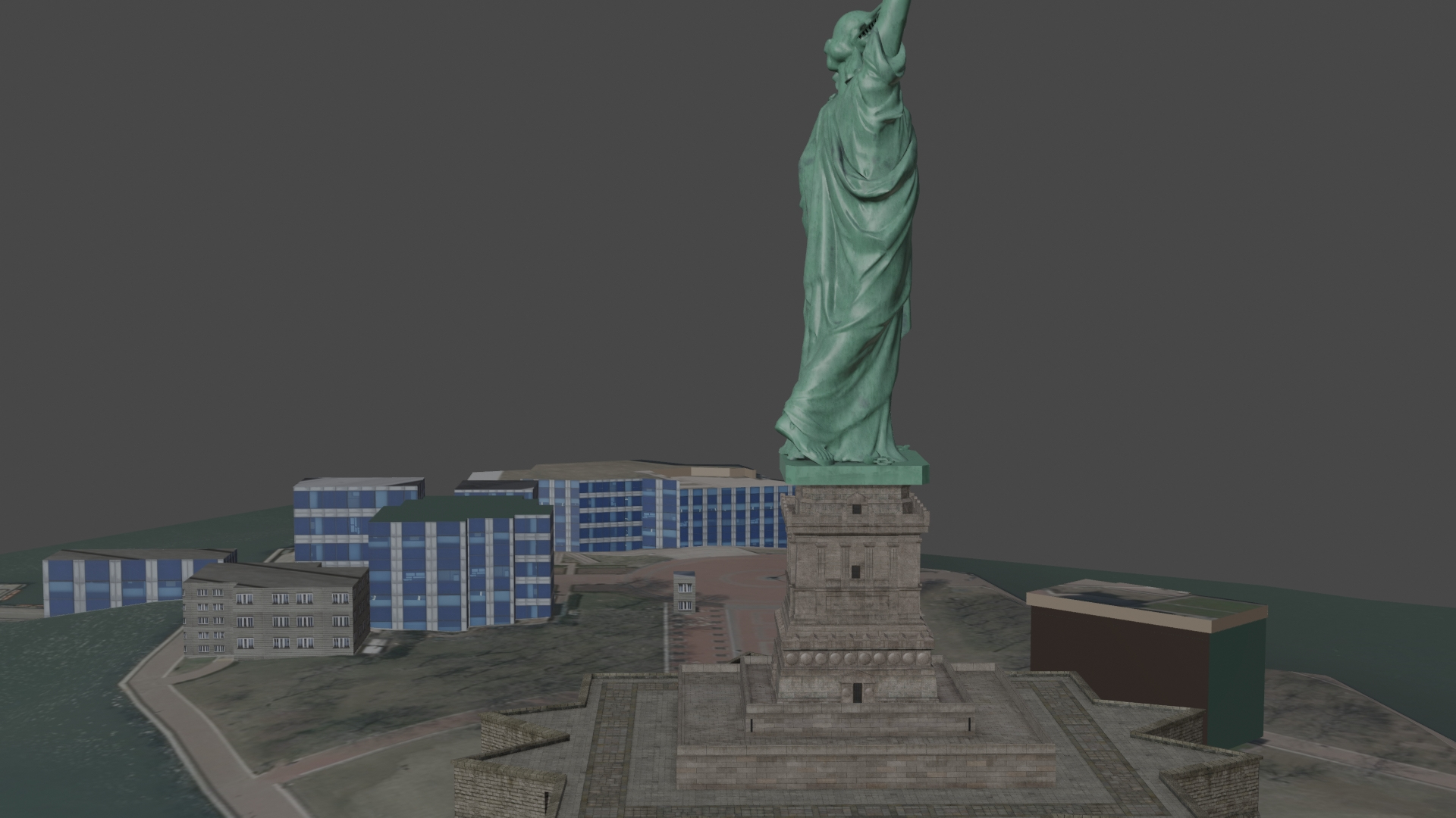 Statue Of Liberty Model TurboSquid 2028361