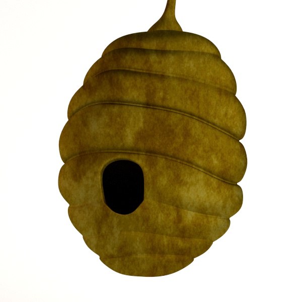 bee hive 3d model