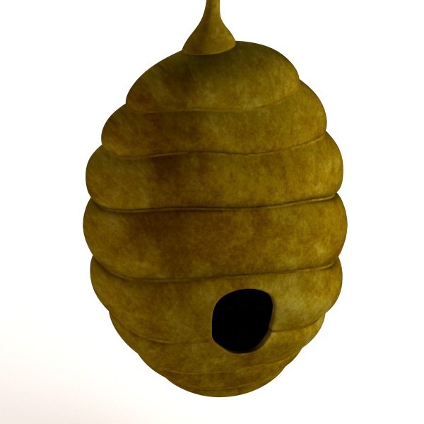 bee hive 3d model