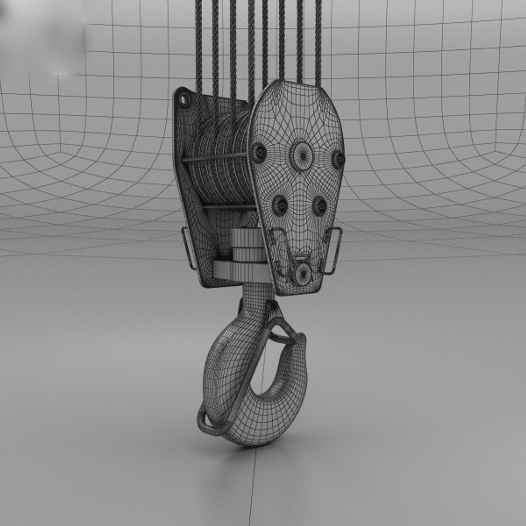 3D model crane hook TurboSquid 1315907