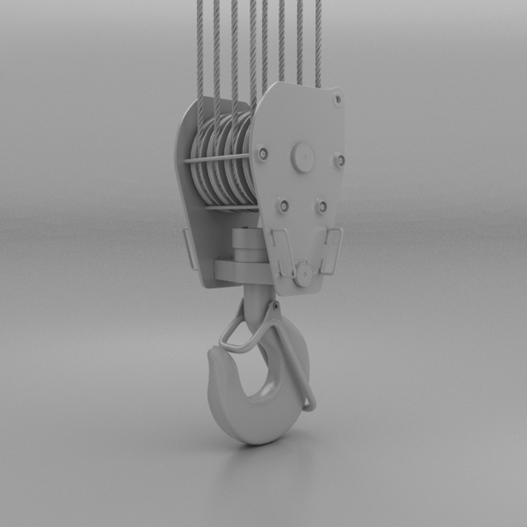 3D model crane hook TurboSquid 1315907