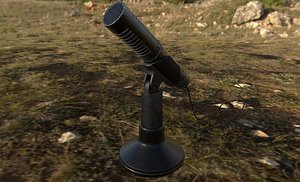 microphone 3D model
