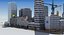 3ds hdrt city block buildings