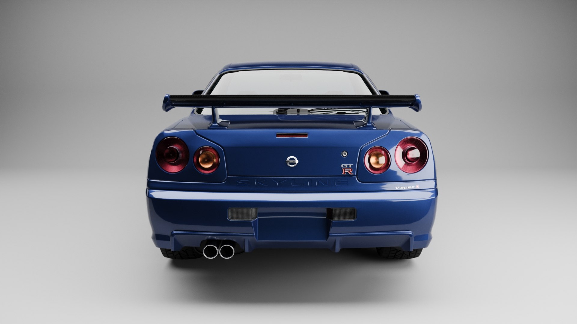 3D 2002 NISSAN SKYLINE GTR R34 V-SPEC II - TurboSquid 2103866