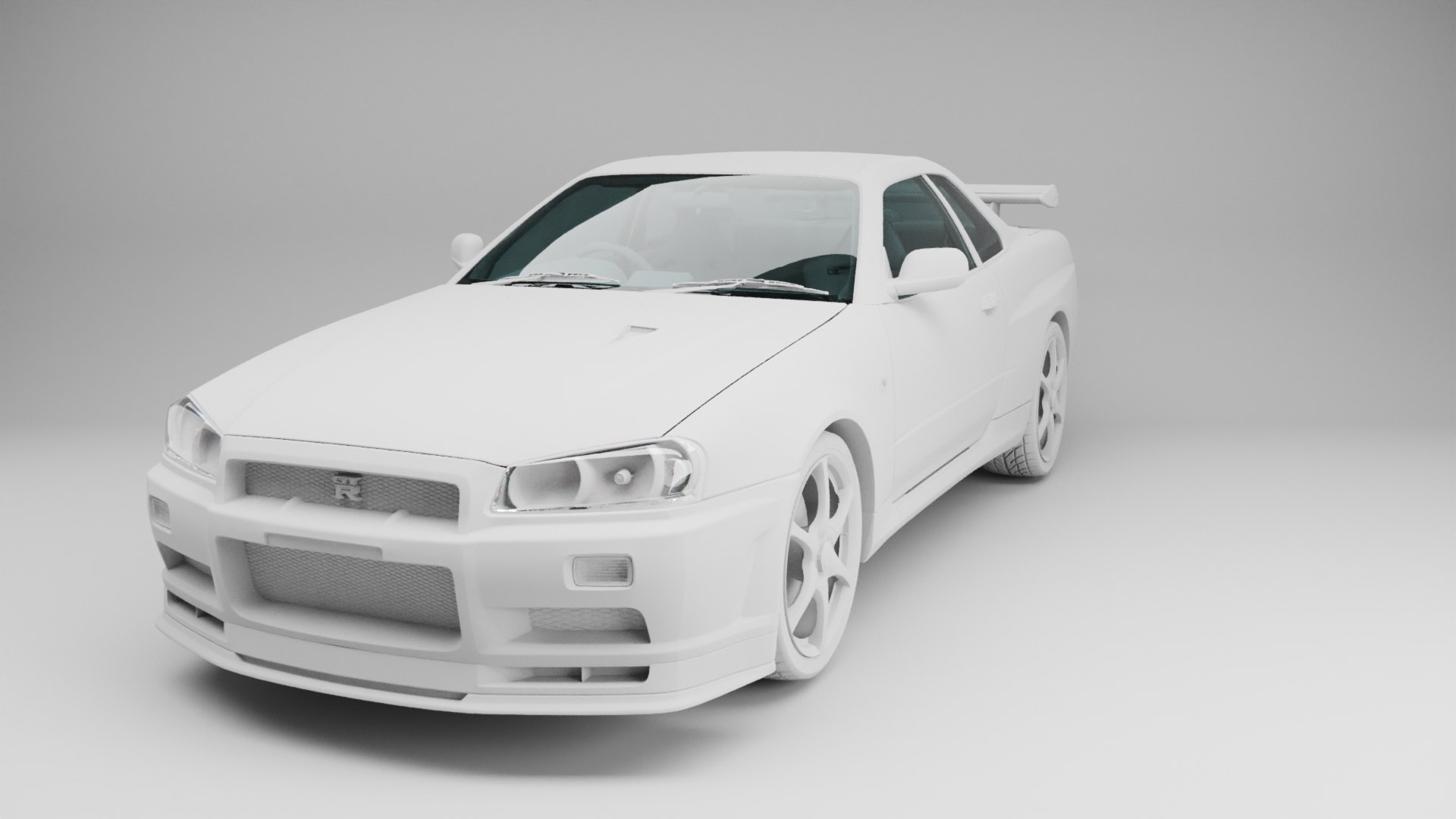 3D 2002 NISSAN SKYLINE GTR R34 V-SPEC II - TurboSquid 2103866