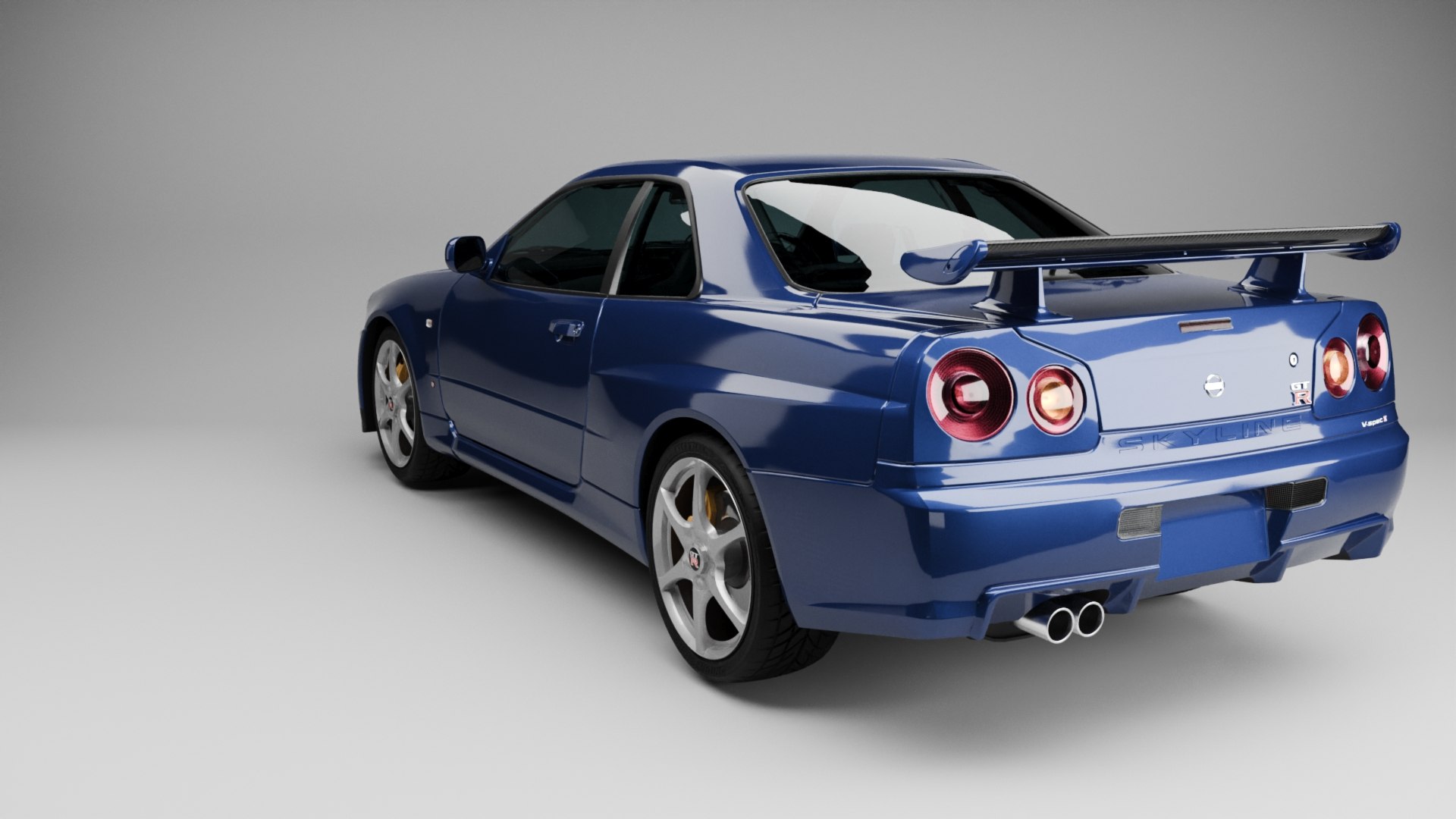 3D 2002 NISSAN SKYLINE GTR R34 V-SPEC II - TurboSquid 2103866