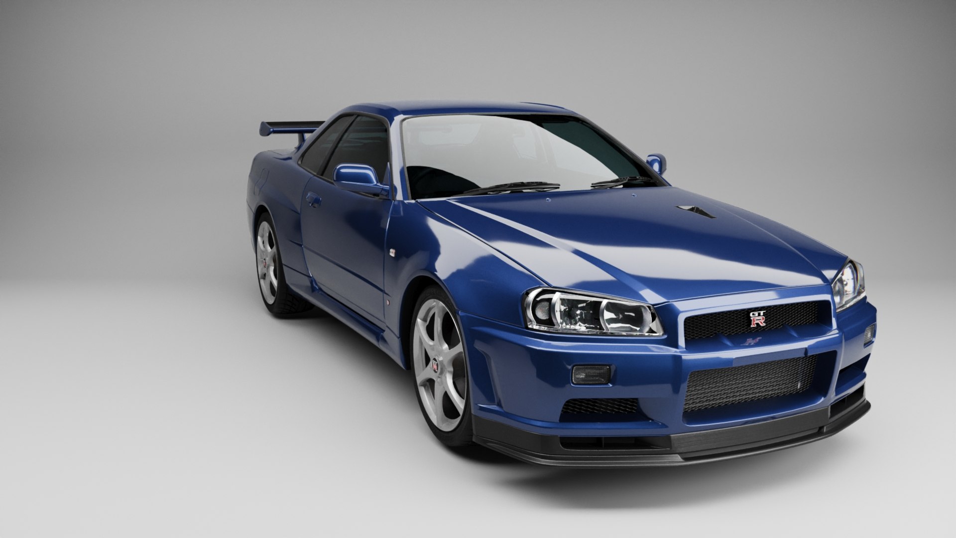 3D 2002 NISSAN SKYLINE GTR R34 V-SPEC II - TurboSquid 2103866