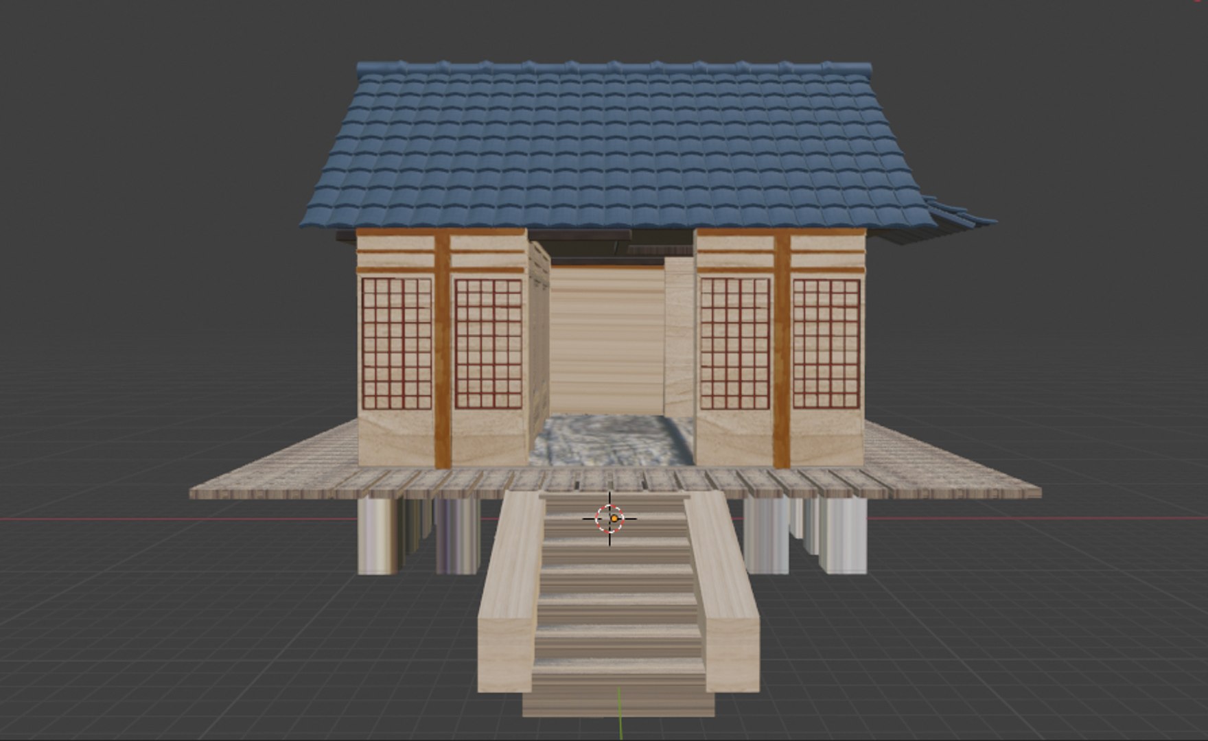 3D Japanese Traditional House - TurboSquid 2255527