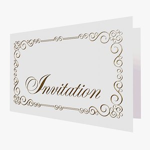 3D Invitation card
