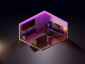 gaming room 3D