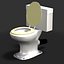 toilet 3d max