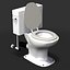 toilet 3d max