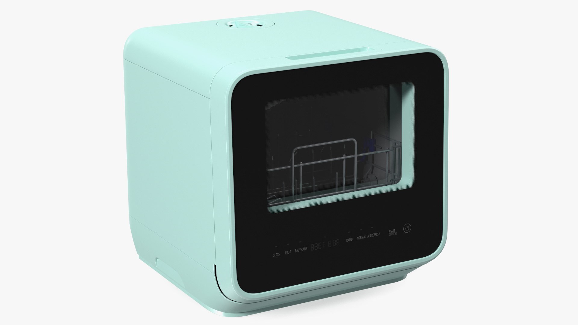 Compact Table Top Dishwasher 3D model preview