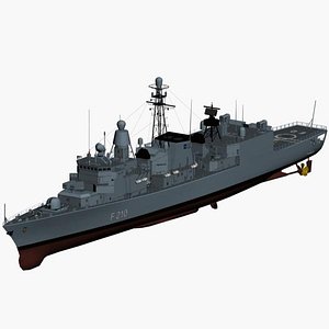 F122 Bremen class german frigate
