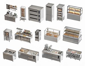 Bakery Display Bread Baking Oven