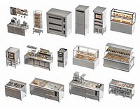 Bakery Display Bread Baking Oven