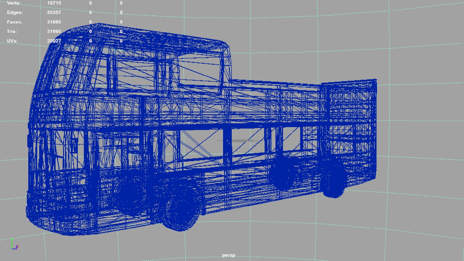 Tourist Bus Low Poly Model With Texture Model - TurboSquid 2236126