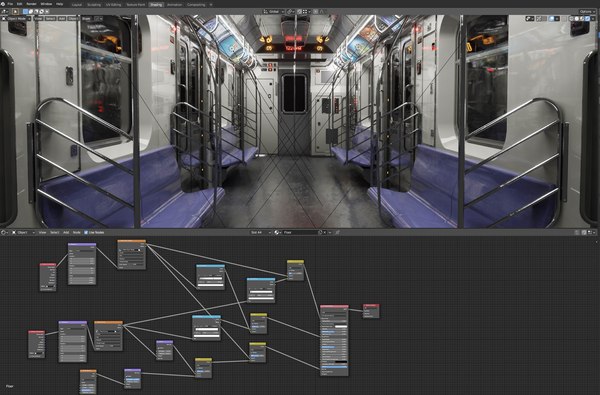 3D Subway Car Interior HDR model - TurboSquid 1974888