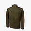Abrigo marrón de Low Poly para hombre en una percha