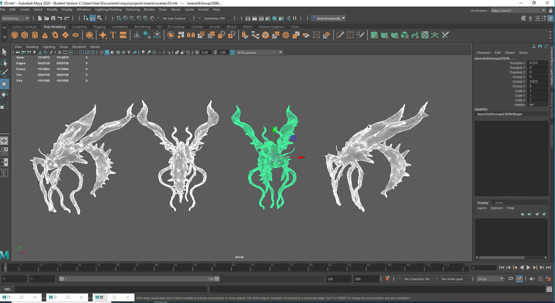 Free Insect 3D Model - TurboSquid 1533186