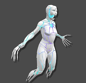 Sci-fi cyber ghost