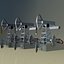 rocking machine oil pumpjack 3d blend