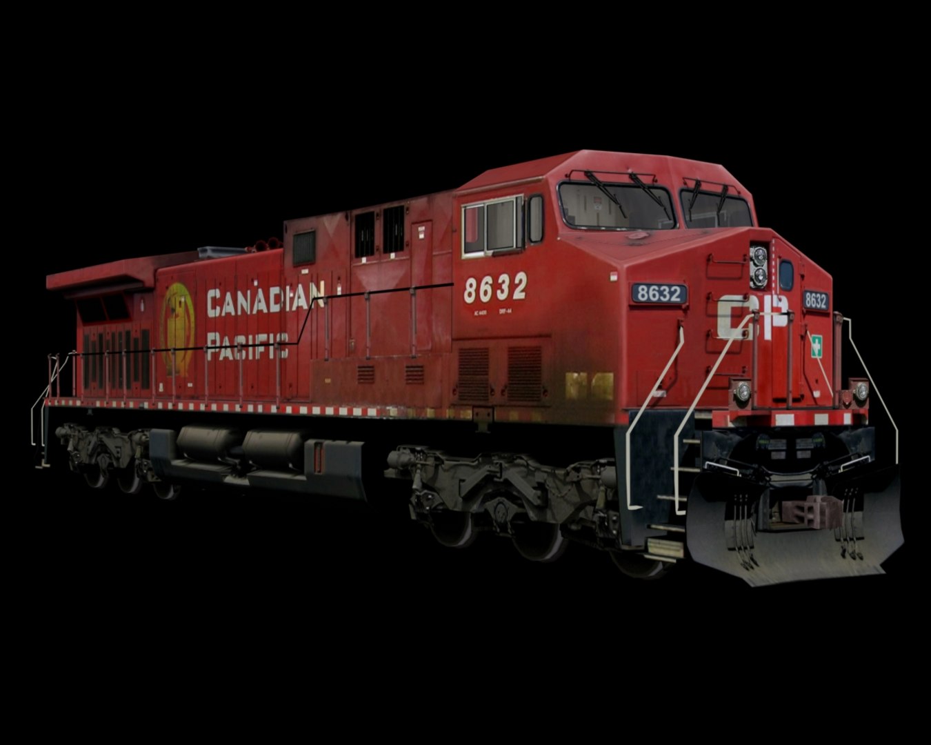 Ge Ac4400cw Canadian 3d Model