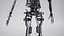 Futuristic scifi classic female robot