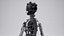 Futuristic scifi classic female robot