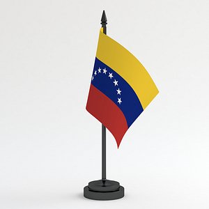 3D model Table Flag Venezuela