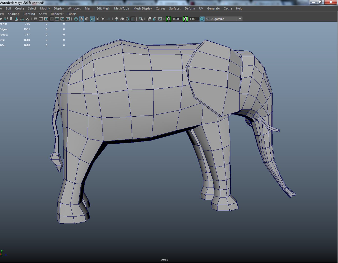 3D Elephant Autodesk - TurboSquid 1153175