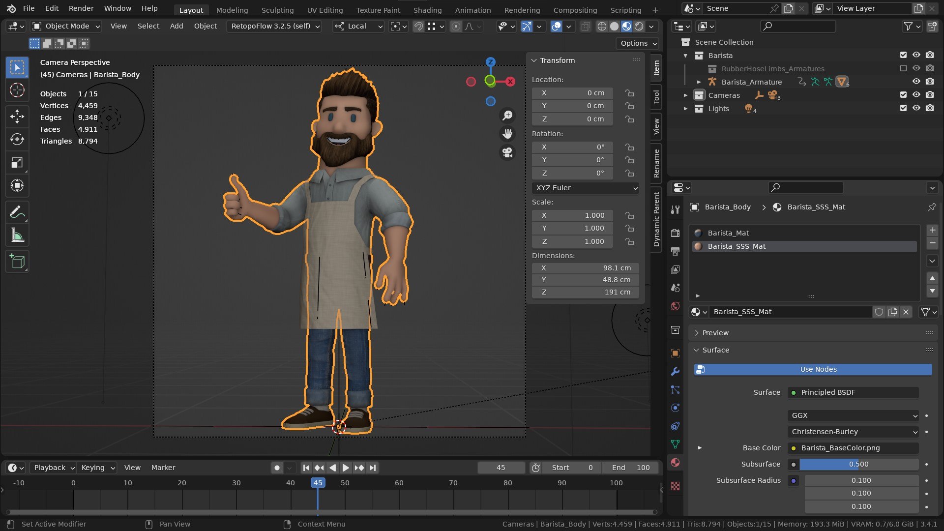 Barista - Stylized Low Poly Rigged and Animated Character 3D https://p.turbosquid.com/ts-thumb/Jc/n7kTF0/Tu/barista_blender/jpg/1679672071/1920x1080/fit_q87/8bf2d920ca7ba987d958266bdc5de505144cfc0e/barista_blender.jpg