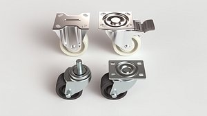 3D Industrial wheels