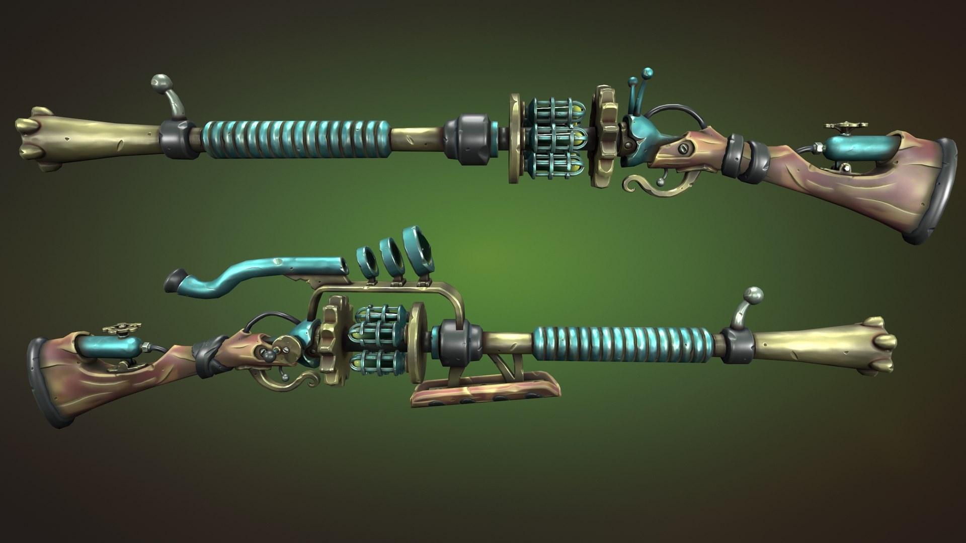 Fantasy Rifles Model - TurboSquid 2186707