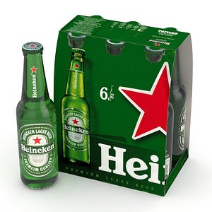 Beer Bottle Heineken 330ml 6-pack