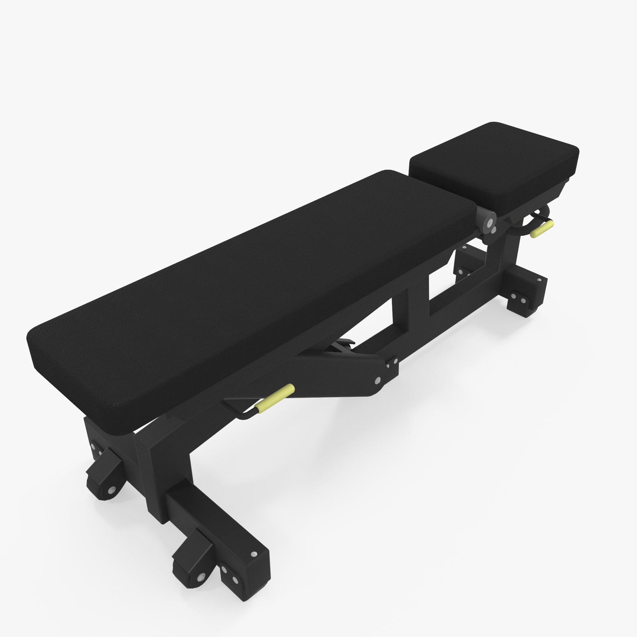 3D bench rack barbell gym TurboSquid 1169834