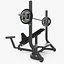 Bench, Rack & Barbell collection Technogym, full set 12 gym models