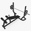 Bench, Rack & Barbell collection Technogym, full set 12 gym models