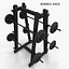 Bench, Rack & Barbell collection Technogym, full set 12 gym models