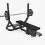 Bench, Rack & Barbell collection Technogym, full set 12 gym models