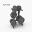 Bench, Rack & Barbell collection Technogym, full set 12 gym models