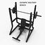 Bench, Rack & Barbell collection Technogym, full set 12 gym models