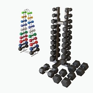 Dumbells kits and Racks