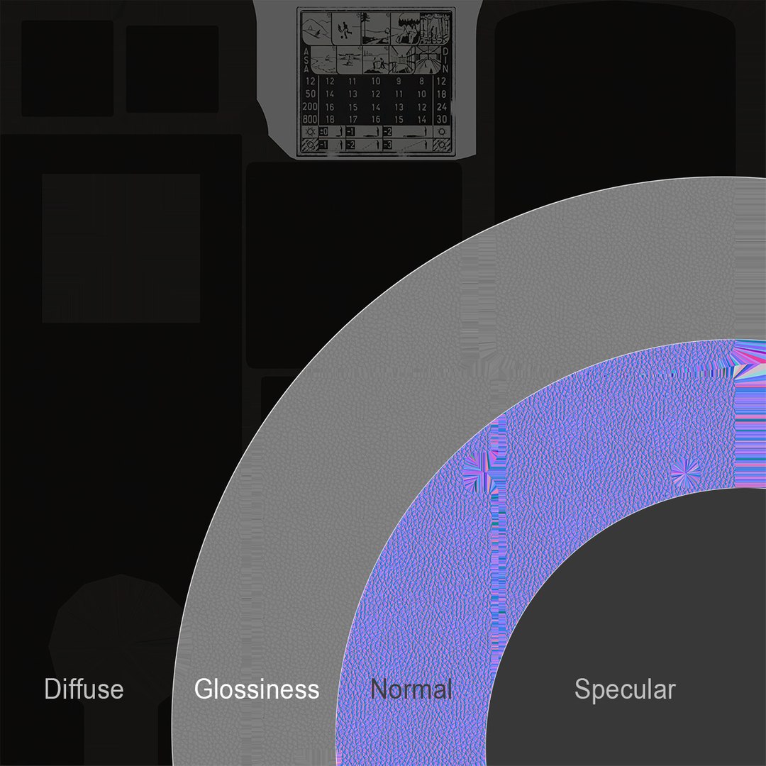 3D Rolleiflex Camera 8K PBR Textures - TurboSquid 2080474