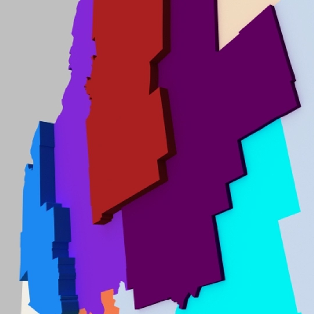 3dsmax state counties