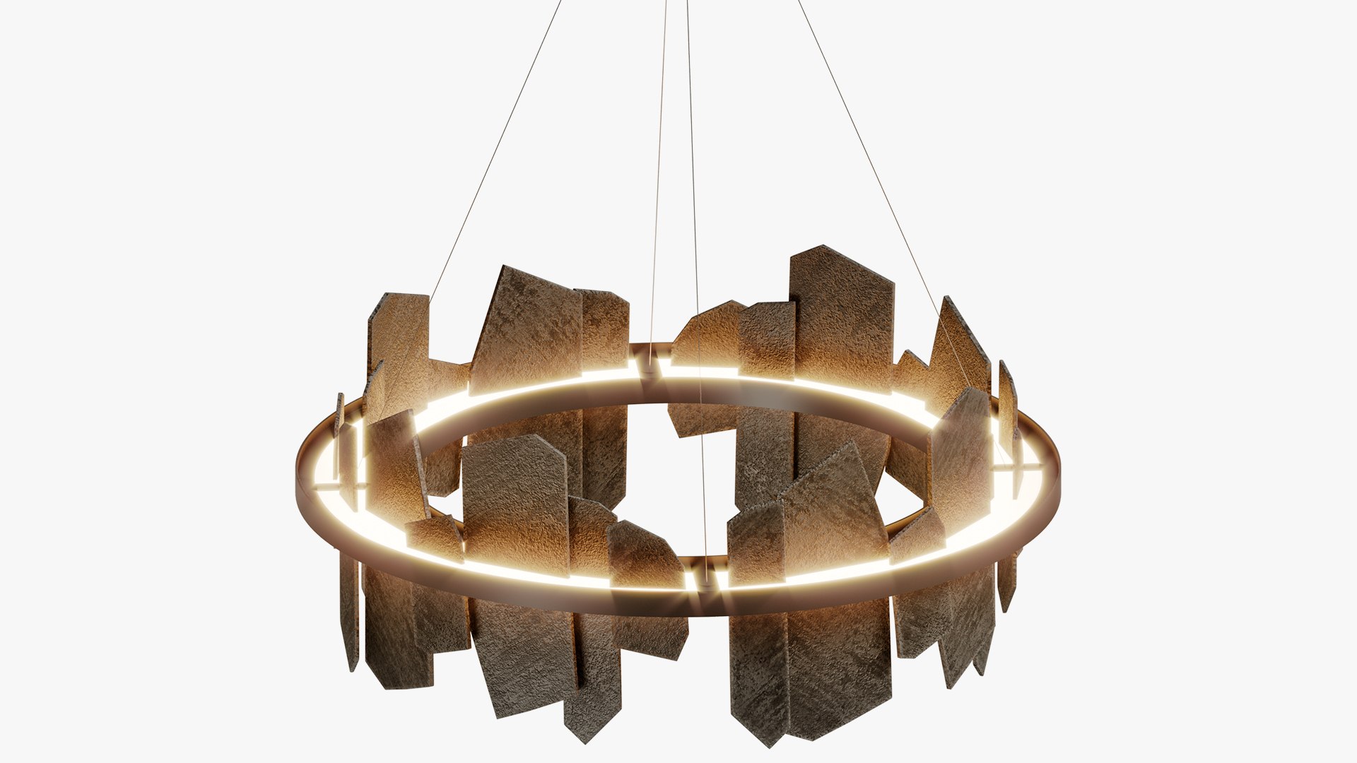 3D Ardesia Circular LED Pendant Light - TurboSquid 2328450